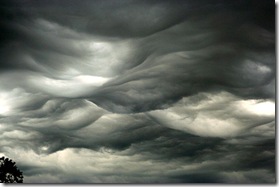 dark gloomy clouds